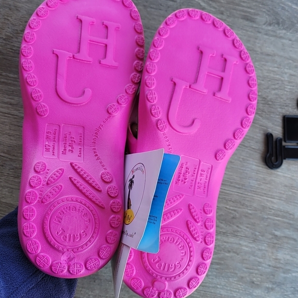 Hawaiian Jellys Slide Flip Flops Flat Sandals Women's Sz 8 - Picture 4 of 10